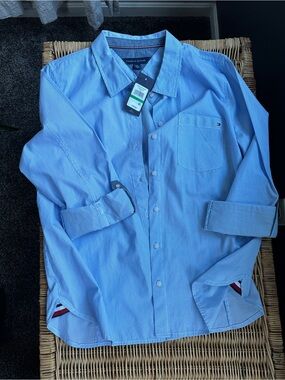 Tommy Hilfiger Women’s Heritage Blue Pinstripe Shirt